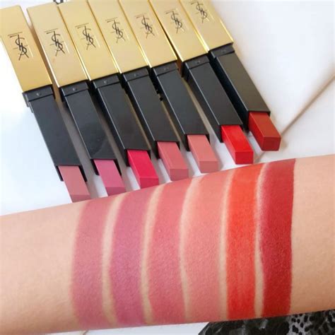 ysl matt lipstick 218 swatches|YSL matte lipstick review.